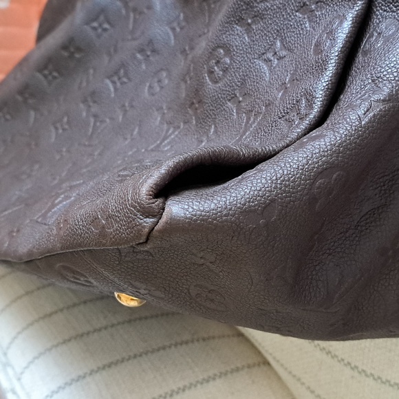 Louis Vuitton Artsy MM chocolate brown empreinte - Picture 14 of 16